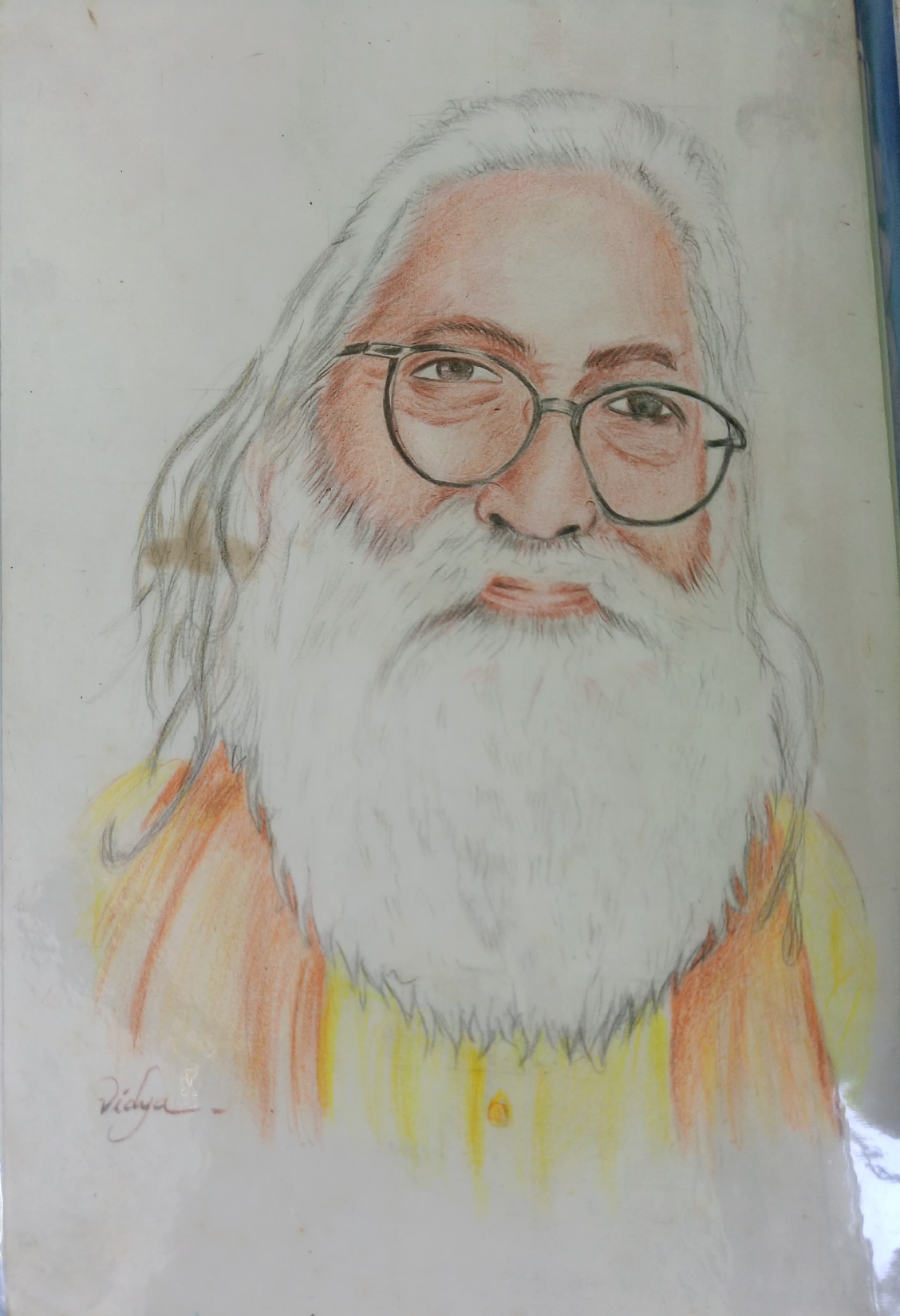 Portrait artwork by Vidya Kathare