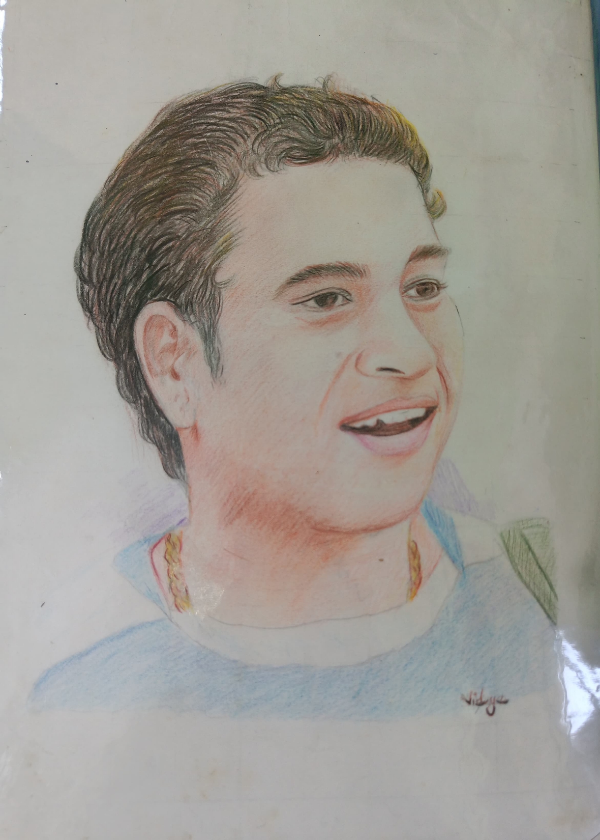 Portrait artwork by Vidya Kathare